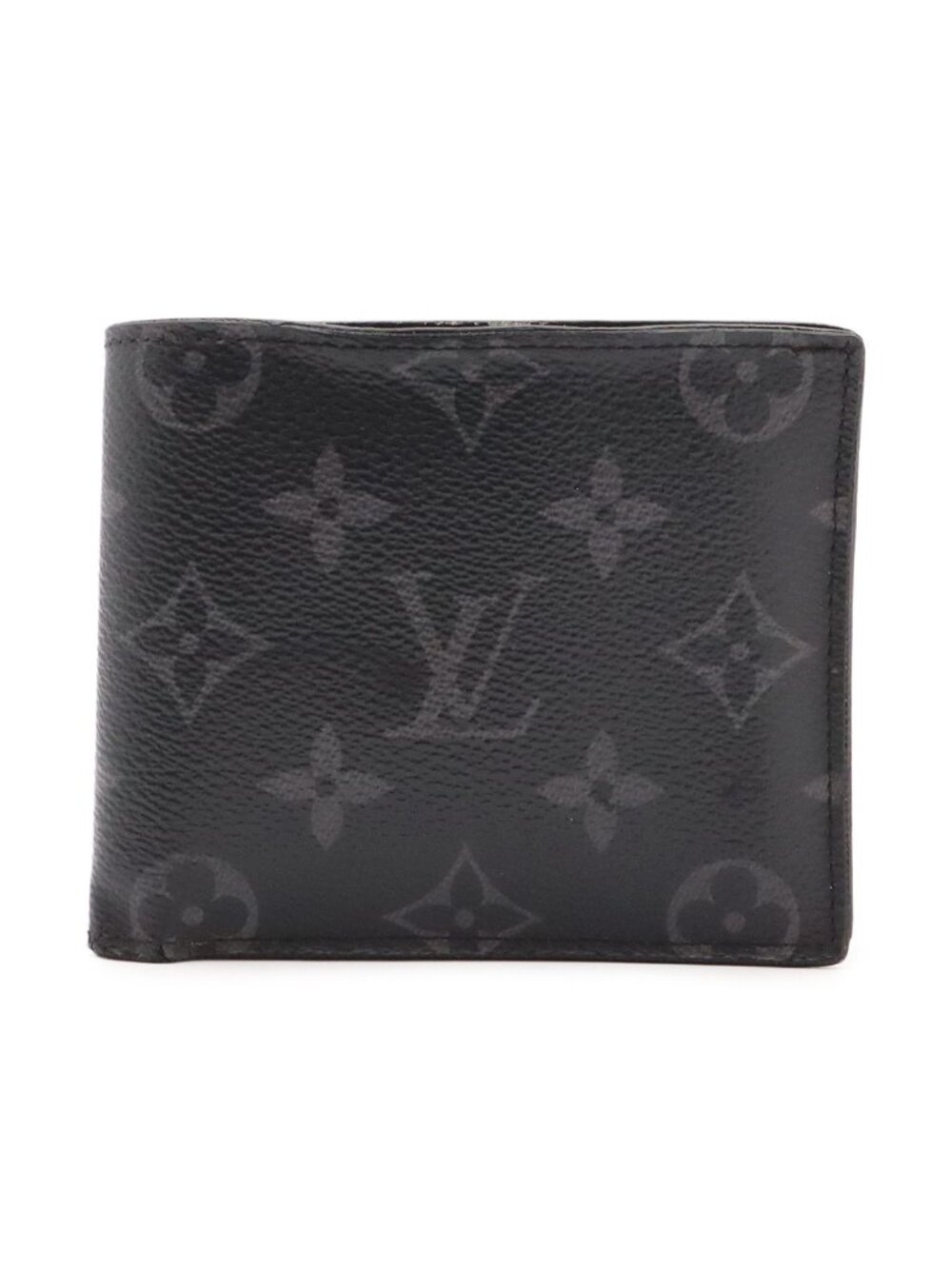 Louis Vuitton Monogram Eclipse Portefeuille Marco NM Wallet Bifold